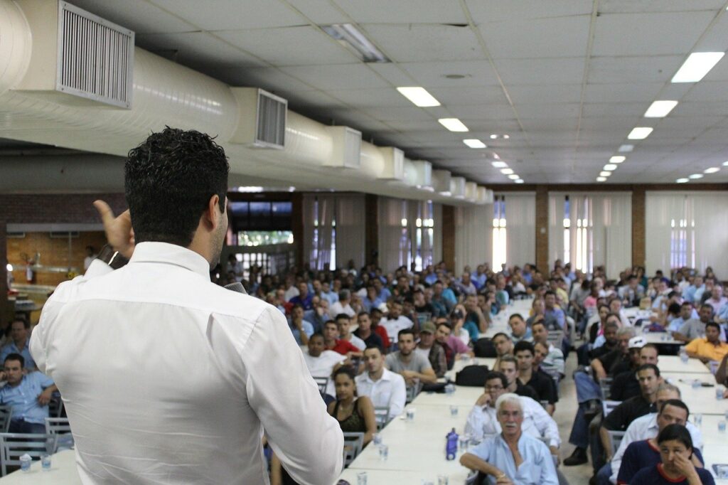 lecture, presentation, event